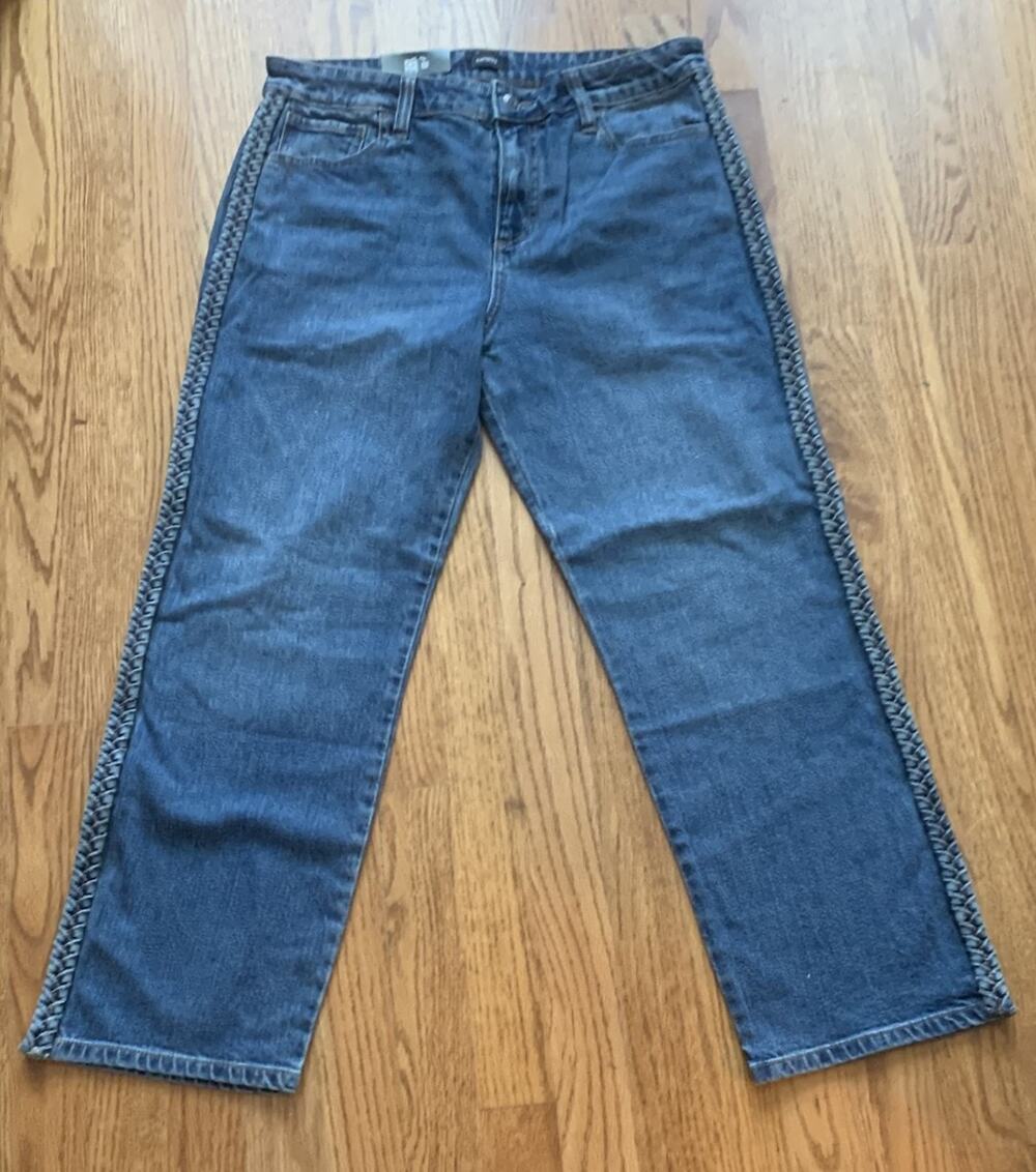 Express Ankle Jeans Size 8 w/ Braided Seam New with Tag